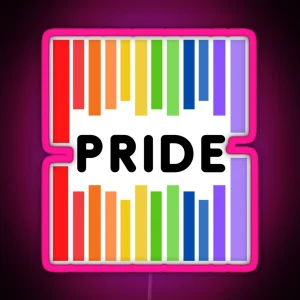 Pride Gay Lesbian Barcode Mug Led RGB Neon Sign