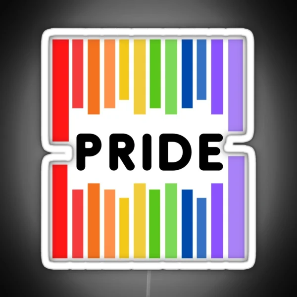 Pride Gay Lesbian Barcode Mug Led RGB Neon Sign