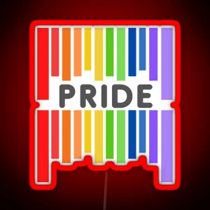 Pride Gay Lesbian Barcode Mug Led RGB Neon Sign