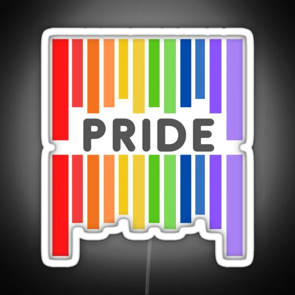 Pride Gay Lesbian Barcode Mug Led RGB Neon Sign