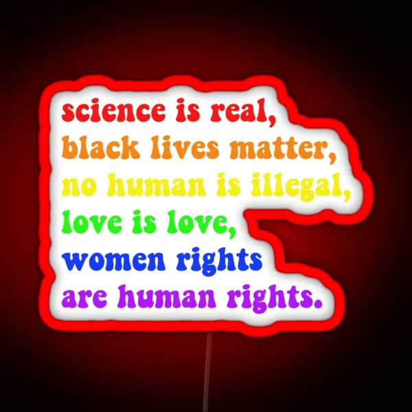 Pride Quote Equality Led RGB Neon Sign