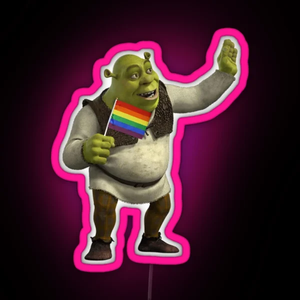 Pride Shrek RGB Neon Sign