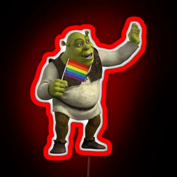 Pride Shrek RGB Neon Sign