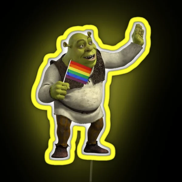 Pride Shrek RGB Neon Sign