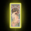 Vibrant Primrose 1899 digital RGB LED lighted wall art display.