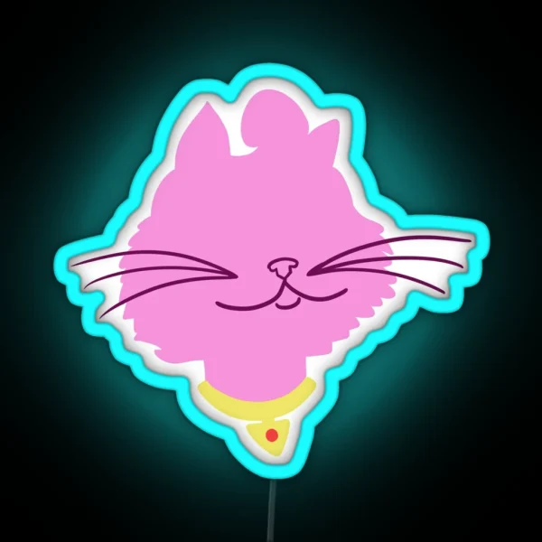 Princess Carolyn Head RGB Neon Sign