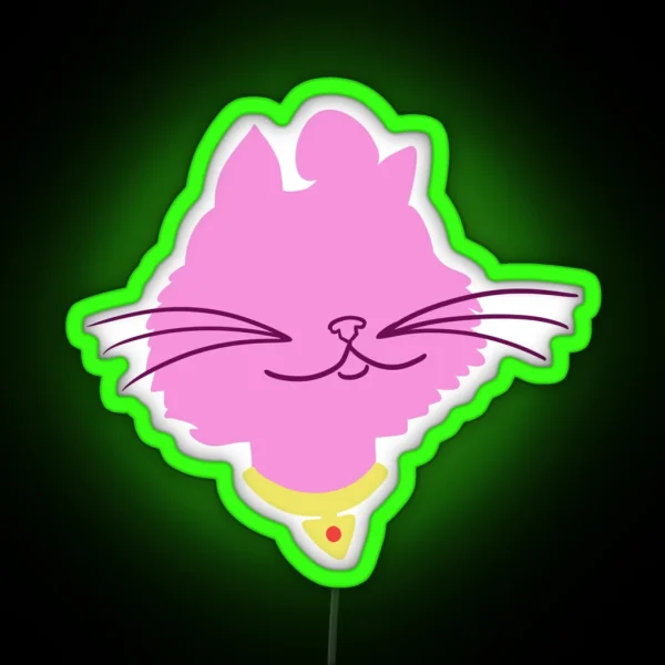 Princess Carolyn Head RGB Neon Sign
