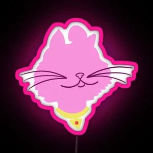 Princess Carolyn Head RGB Neon Sign