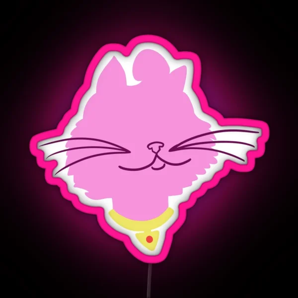 Princess Carolyn Head RGB Neon Sign