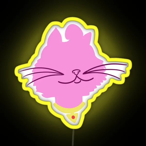 Princess Carolyn Head RGB Neon Sign