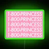Royal Glow Princess Neon Sign with Color-Changing RGB Lighting Effects