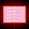 Royal Glamour Princess Neon Sign with Color-Changing RGB Lighting Accent.