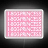Vibrant Princess LED Sign with Color-Changing RGB Neon Lighting Effect