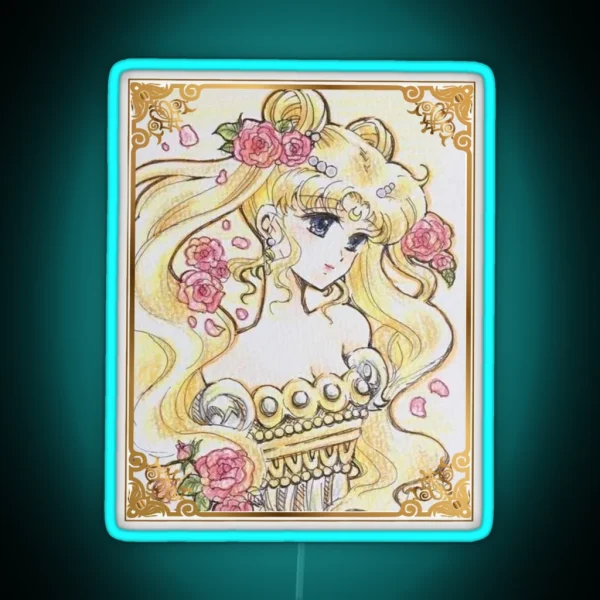 Princess Serenity RGB Neon Sign