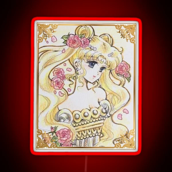Princess Serenity RGB Neon Sign