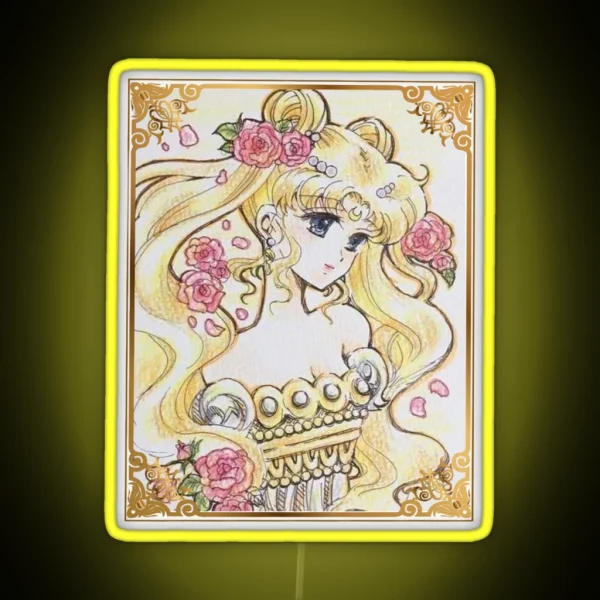 Princess Serenity RGB Neon Sign