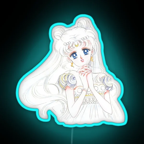 Princess Serenity RGB Neon Sign