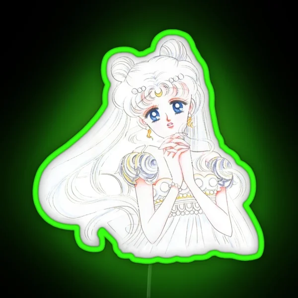 Princess Serenity RGB Neon Sign