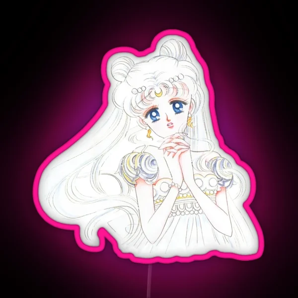 Princess Serenity RGB Neon Sign