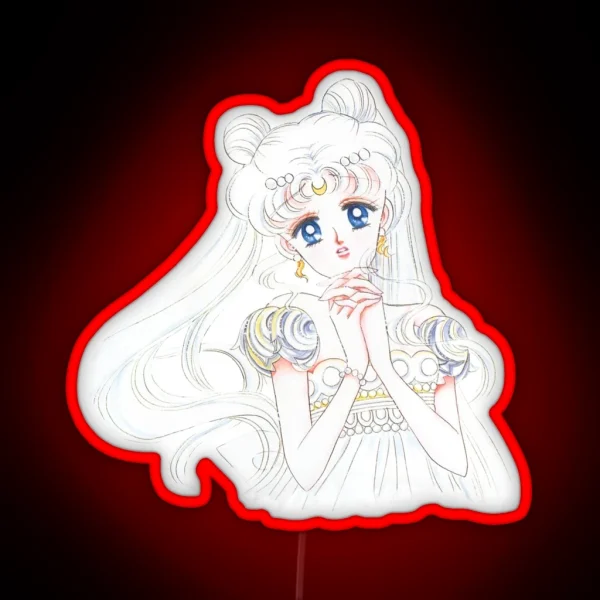 Princess Serenity RGB Neon Sign