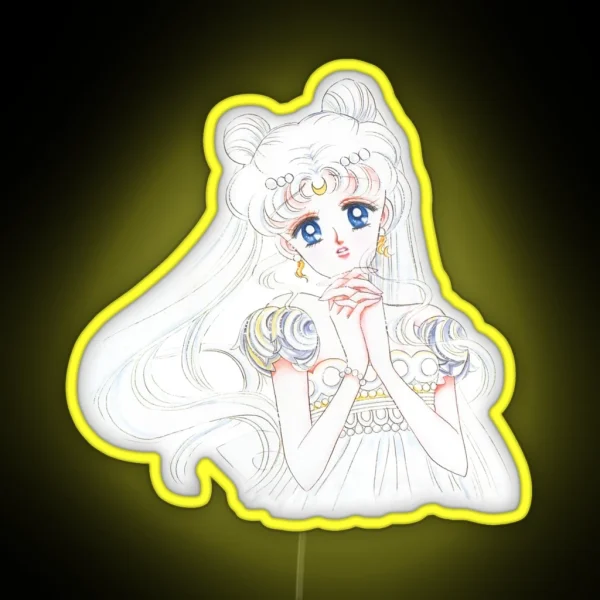 Princess Serenity RGB Neon Sign