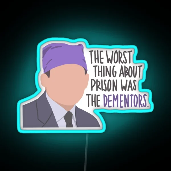Prison Mike The Office RGB Neon Sign