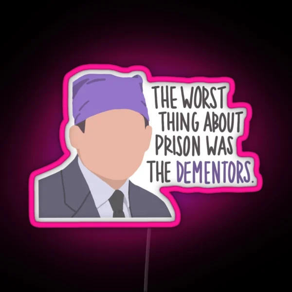 Prison Mike The Office RGB Neon Sign