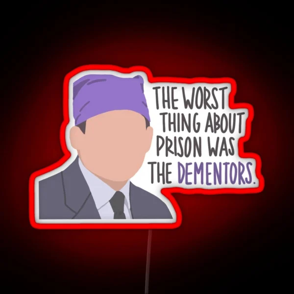 Prison Mike The Office RGB Neon Sign