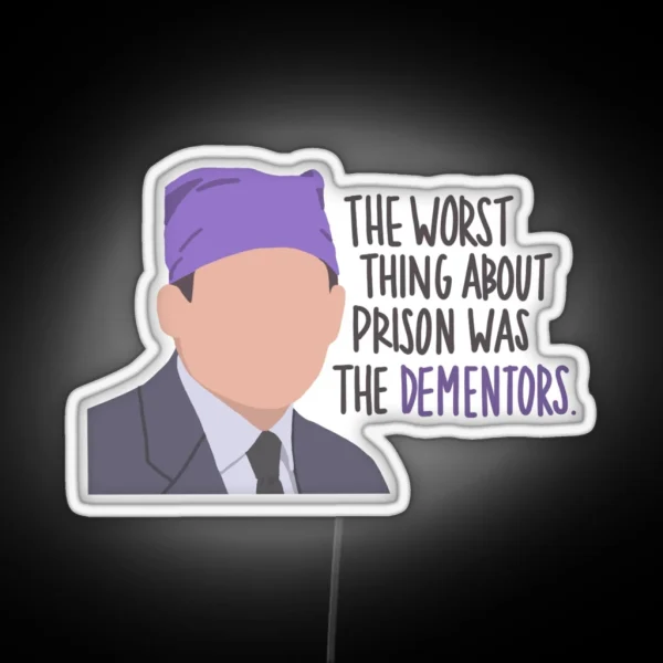 Prison Mike The Office RGB Neon Sign