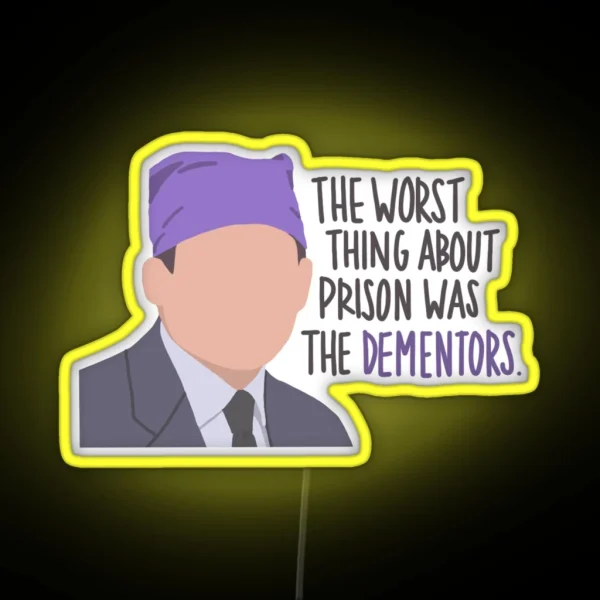 Prison Mike The Office RGB Neon Sign
