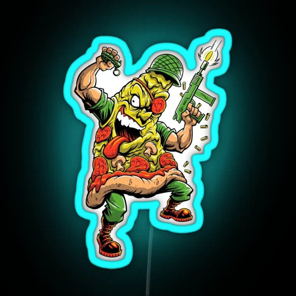 PRIVATE PIZZA RGB Neon Sign