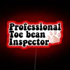 Neon pink sign featuring RGB glow for veterinary tech inspiration.