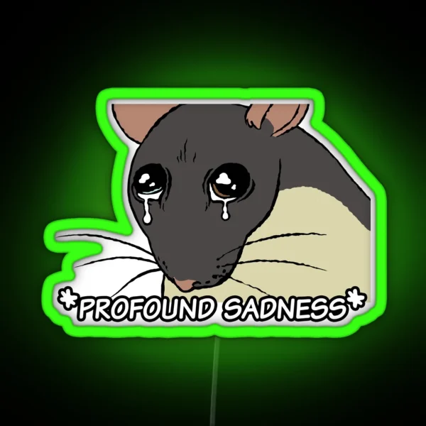 Profound Sadness RGB Neon Sign