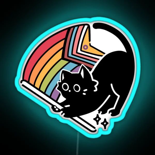 Progressive Cat Pride RGB Neon Sign
