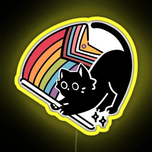 Progressive Cat Pride RGB Neon Sign