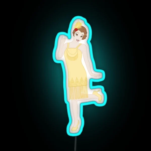 Prohibition Princess 7 RGB Neon Sign