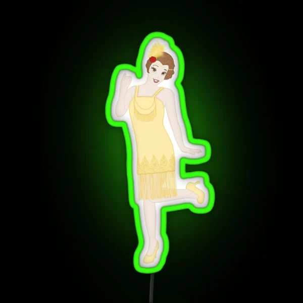 Prohibition Princess 7 RGB Neon Sign