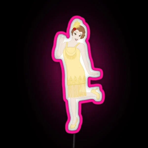 Prohibition Princess 7 RGB Neon Sign