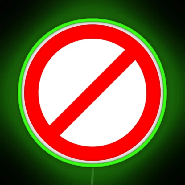Prohibition RGB Neon Sign
