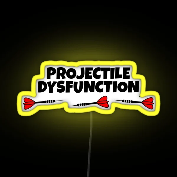 Projectile Dysfunction RGB Neon Sign