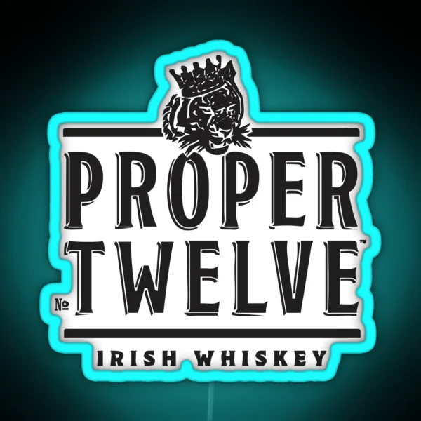 Proper Twelve Irish RGB Neon Sign