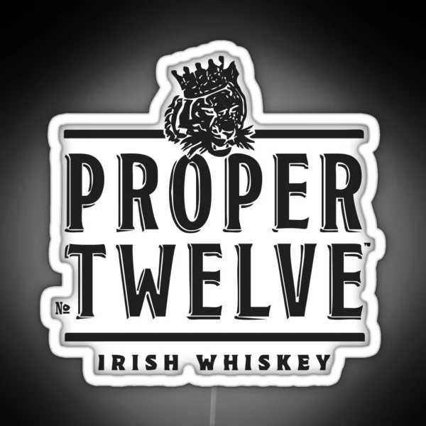 Proper Twelve Irish RGB Neon Sign