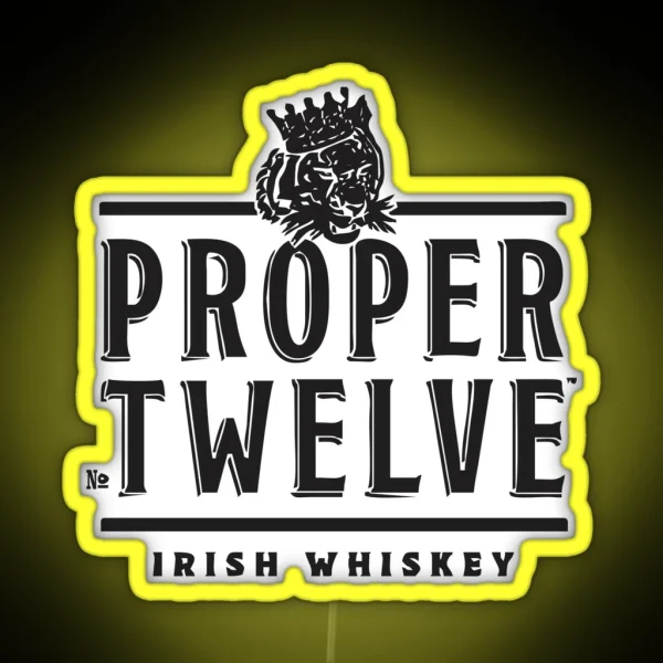 Proper Twelve Irish RGB Neon Sign
