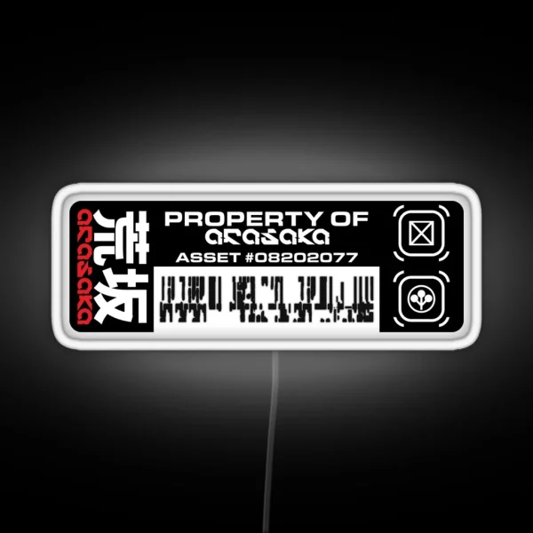 Property Of Arasaka RGB Neon Sign