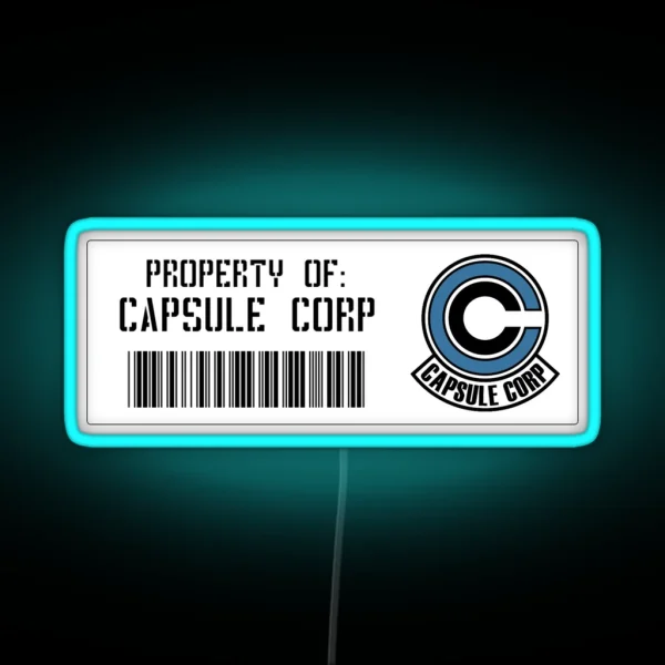 Property Of Capsule Corp V5 RGB Neon Sign