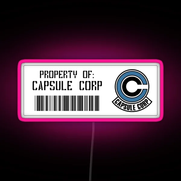 Property Of Capsule Corp V5 RGB Neon Sign