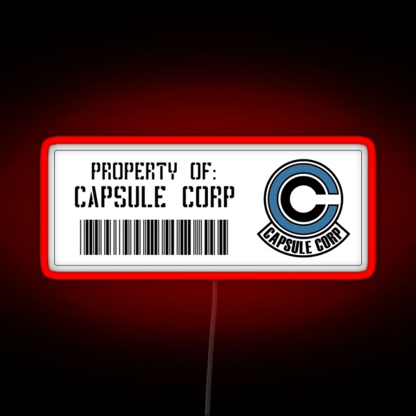 Property Of Capsule Corp V5 RGB Neon Sign