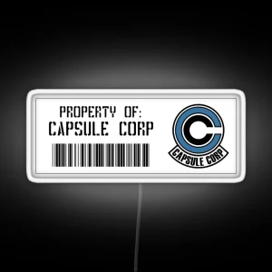 Property Of Capsule Corp V5 RGB Neon Sign