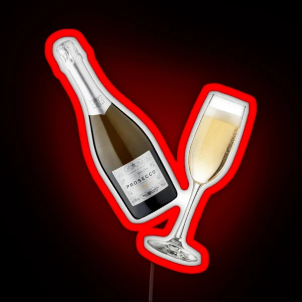 Prosecco Pattern RGB Neon Sign