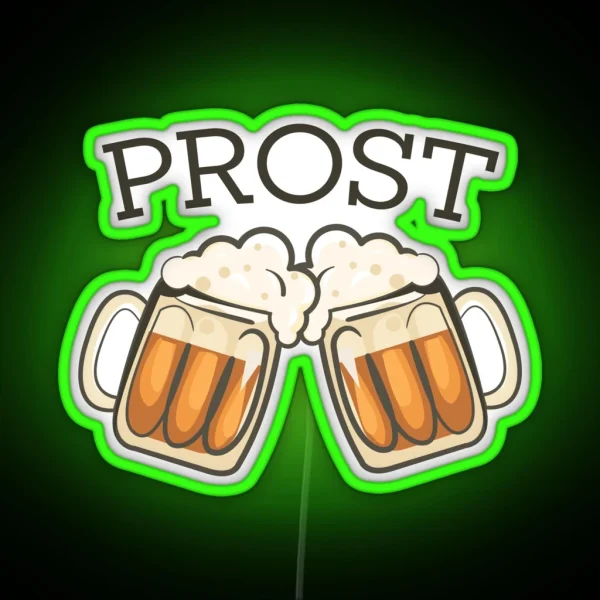 Prost Oktoberfest 2024 RGB Neon Sign